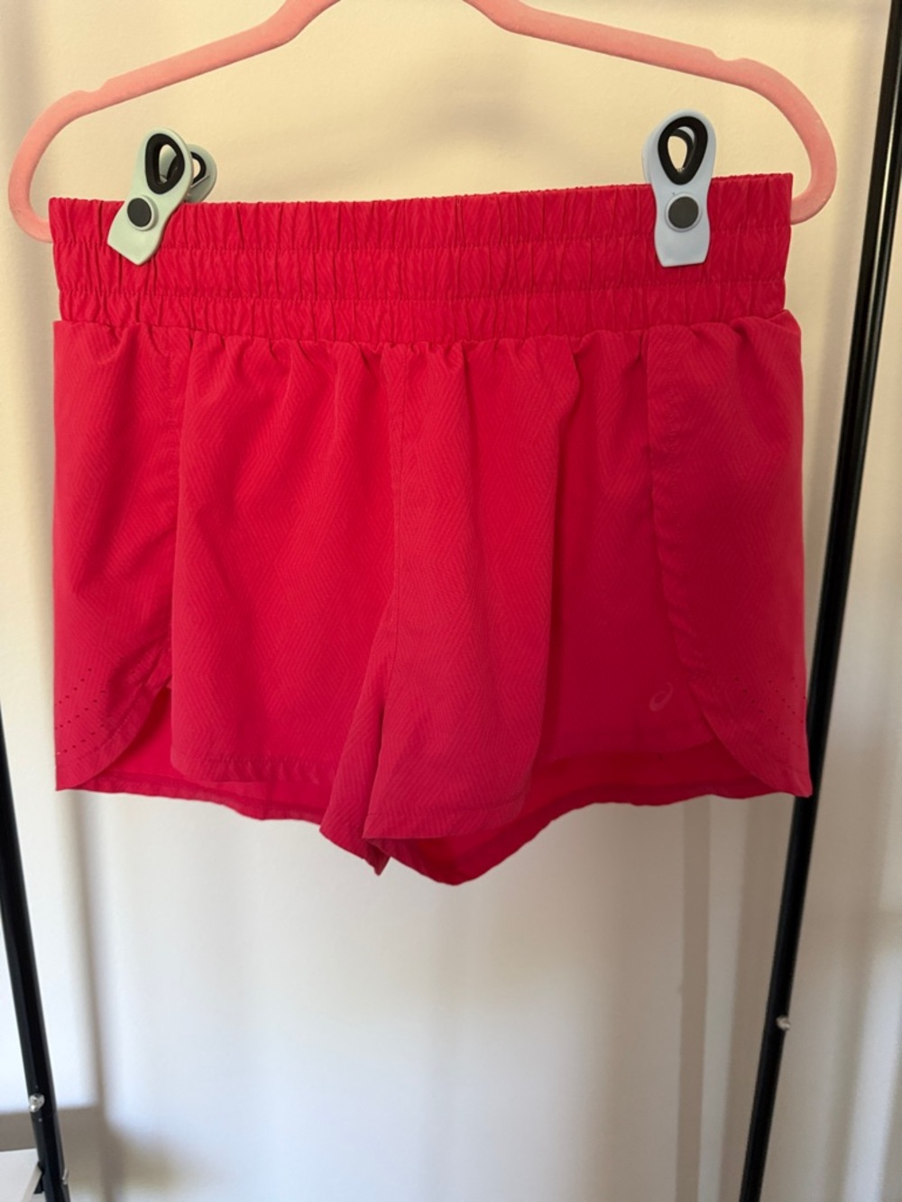 Asics Women’s Hot Pink Two-in-One Athletic Shorts